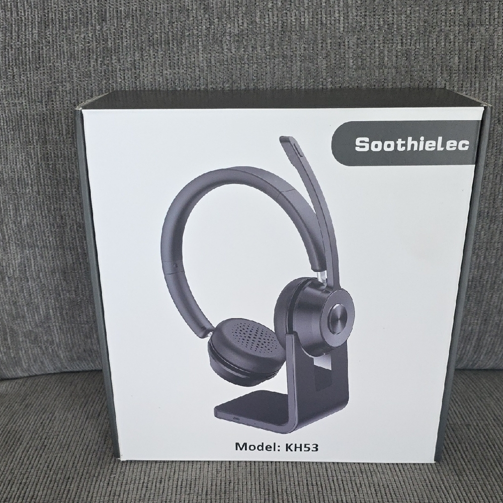 Soothielec‎ Noise Canceling Bluetooth Headset, Model KH53, New In Box